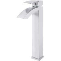 Смеситель для раковины Hansberge Cubito H2077C хром