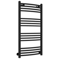 Полотенцесушитель водяной 1000x500 черный матовый Сунержа Аркус 31-0251-1050