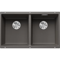 Кухонная мойка Blanco Subline 350/350-U InFino 527347 75,5x46 см, вулканический серый