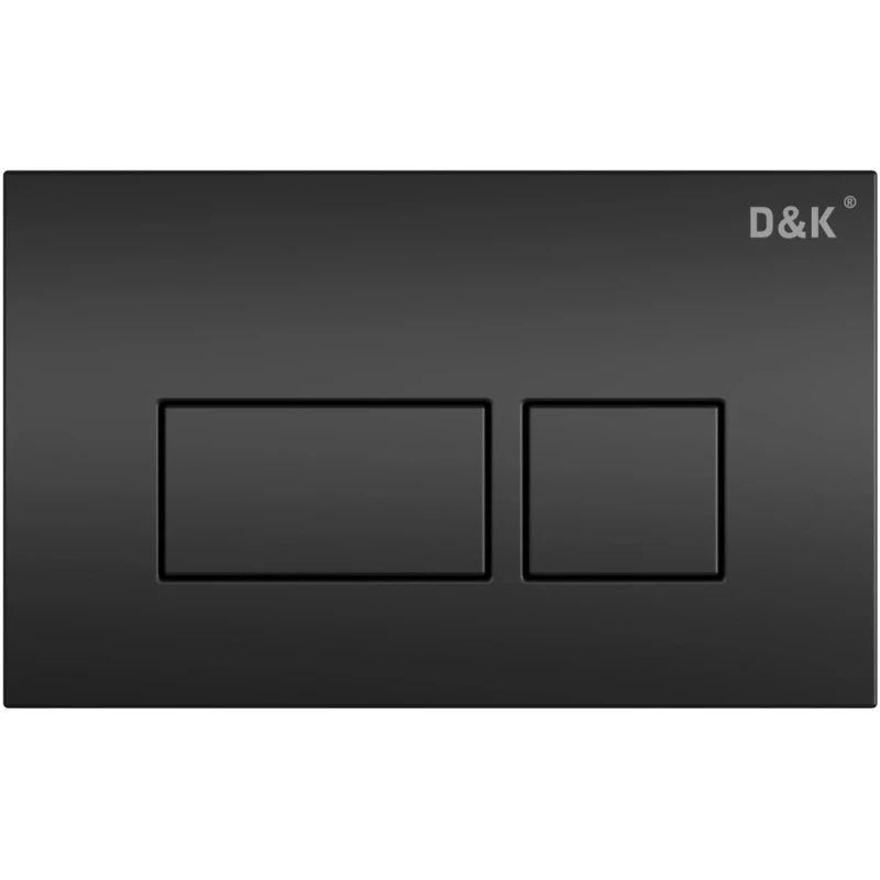 Смывная клавиша D&K Berlin черный матовый DB1439025