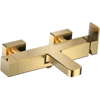 Смеситель для ванны AQUAme Savona AQM6812BG золотой матовый