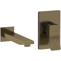 Смеситель для раковины WasserKRAFT Exter A16573 встраиваемый, светлая бронза