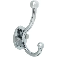 Крючок Fixsen Hotel FX-31005A двойной, для ванны, хром