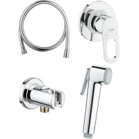 Гигиенический душ Grohe BauLoop 125078 со смесителем, хром