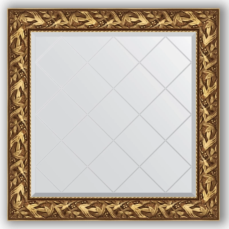 Зеркало 89x89 см византия золото Evoform Exclusive-G BY 4328