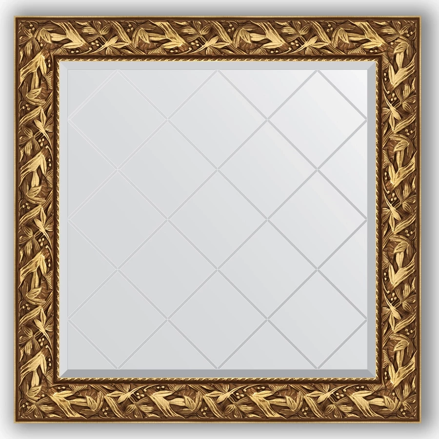 Зеркало 89x89 см византия золото Evoform Exclusive-G BY 4328