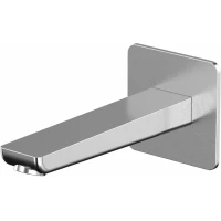 Излив для ванны Whitecross X X1400NIB 175 мм, никель матовый