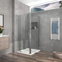 Душевой уголок 91,6-105x90 см Vincea Intra VSR-1I901090CL прозрачное