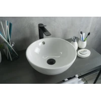 Раковина-чаша GID N9002 38,5x38,5 см, накладная, белый