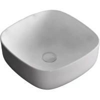 Раковина-чаша Ceruttispa CR0010 42,5x42,5 см, накладная, белый