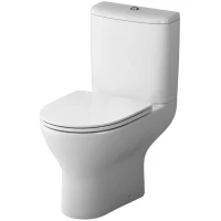 Унитаз-компакт Damixa Palace Grand 468600SC безободковый, с сиденьем микролифт, белый