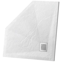 Душевой поддон из литьевого мрамора 100x100 см Vincea VST-4SP1010W