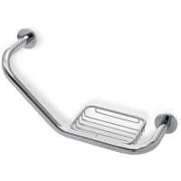 Поручень для ванны с мыльницей Stil Haus 884(08) 35 см, хром