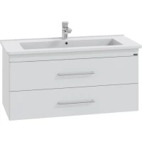 Тумба с раковиной белый глянец 106,5 см Санта Вегас 226034 + OCKAP105