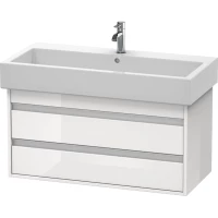 Тумба белый глянец 95 см Duravit Ketho KT663802222