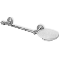 Полотенцедержатель с мыльницей Stil Haus Giunone G69(08) 50 см, хром