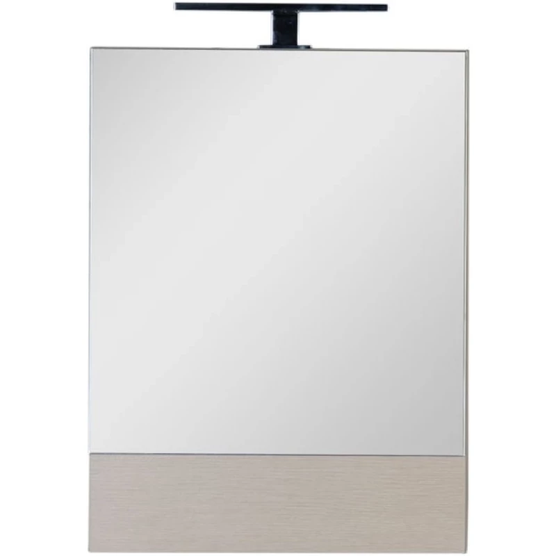 Зеркальный шкаф 58x67 см светлый дуб Aquanet Нота 00158856