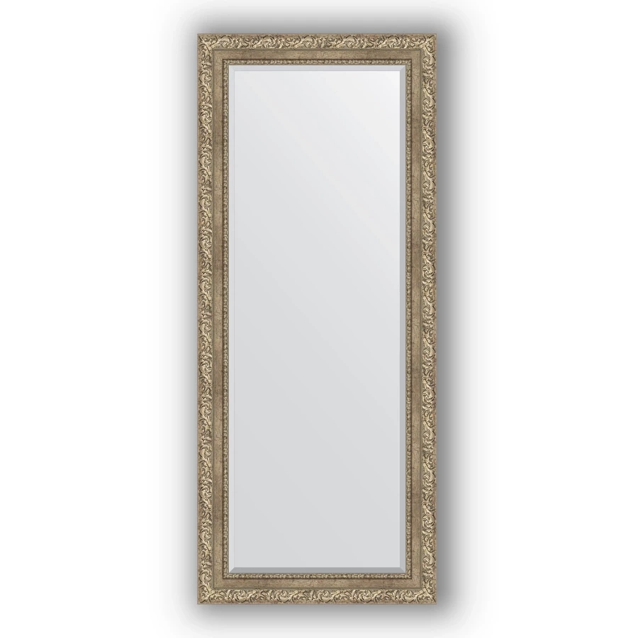 Зеркало 65x155 см  виньетка античное серебро Evoform Exclusive BY 3565