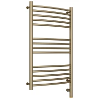 Полотенцесушитель электрический 800x500 золотой шелк МЭМ правый, перемычка выгнутая Сунержа Богема 3.0 32-5803-8050