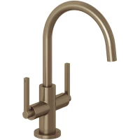 Смеситель для раковины Kludi Nova Fonte Puristic 20118N115 с донным клапаном, бронза матовая