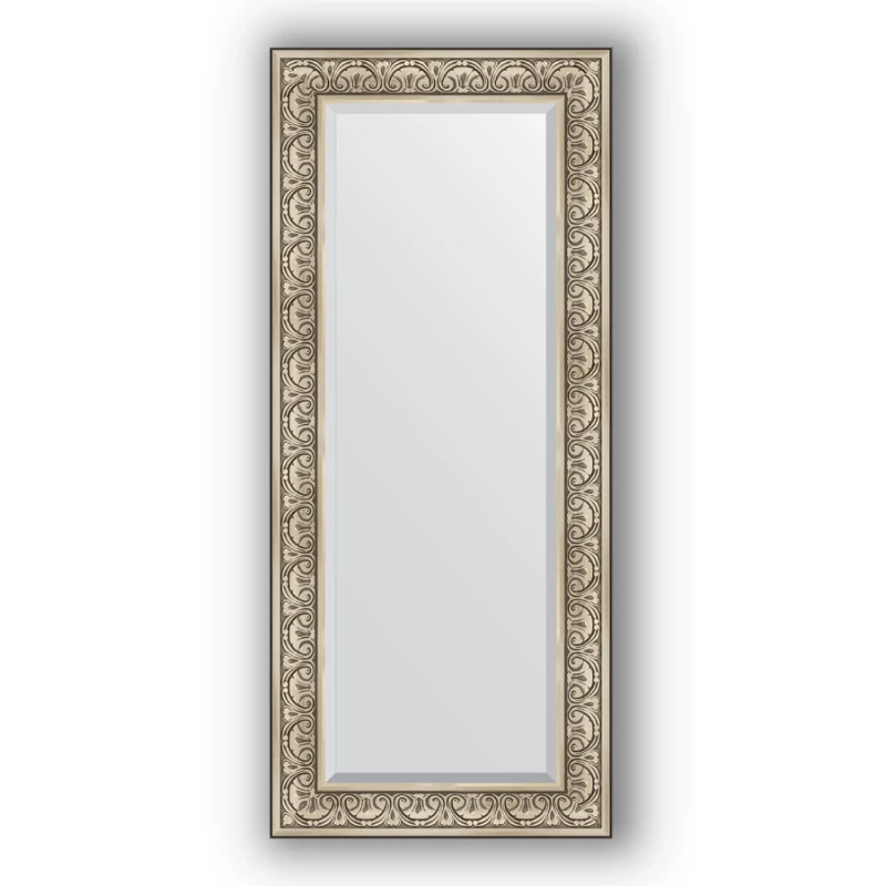 Зеркало 65x150 см барокко серебро Evoform Exclusive BY 3554
