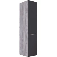 Пенал Grossman Талис 303507 подвесной L/R, с бельевой корзиной, бетон пайн/графит матовый