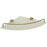 Полка угловая 25x25 см Veragio Gifortes Bronzo VR.GFT-9031.BR