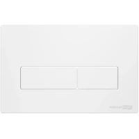 Кнопка смыва WasserKRAFT WM03 для инсталляции, белый матовый