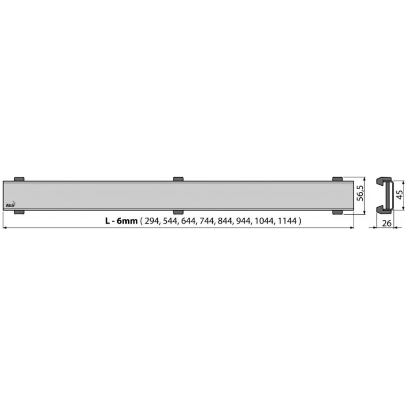 Душевой канал 944 мм античная бронза AlcaPlast APZ106 Design Antic APZ106-950 + DESIGN-950ANTIC