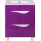 Тумба фиолетовый глянец/белый глянец 59 см Bellezza Эйфория 4639109000411 - 1
