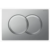 Кнопка смыва Geberit Delta 01 115.107.46.1 для инсталляции, матовый хром