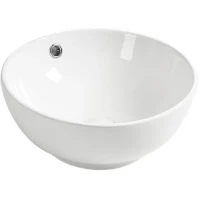 Раковина-чаша Oliveeka 9002 38x38 см, накладная, белый