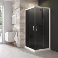 Душевой уголок 120x80 см Ravak Blix белый графит