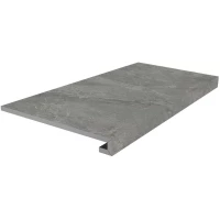 Ступень Kerama Marazzi Риальто серый тёмный матовый 33x80 SG850890R/GCF 