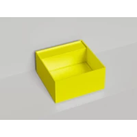 Раковина-чаша Salini S-Sense Armonia Square Top 02 130512TGF 45x45 см, накладная, покраска по RAL глянец полностью