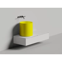 Раковина-чаша Salini S-Sense Armonia Round 03 130413GF 45x45 см, накладная, покраска по RAL глянец полностью