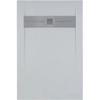 Душевой поддон Allen Brau Infinity 8.21006-21 160x80 см, из литьевого мрамора, прямоугольный, белый камень