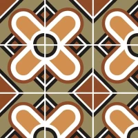 Керамогранит Bauhome Blume Warm 20x20 