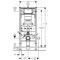 Комплект подвесной унитаз Art&Max Elegant AM9316CHR/SC + система инсталляции Geberit 111.300.00.5 - 4