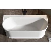 Акриловая ванна Abber AB9276 170x80 см, отдельностоящая, белый