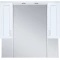 Зеркальный шкаф Misty Дива П-Див04105-013 105x100,1 см, с подсветкой, выключателем, белый матовый - 1