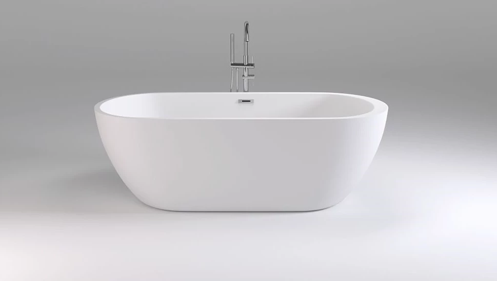 Акриловая ванна 170x80 см Black & White Swan 105SB00
