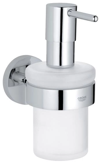 Дозатор жидкого мыла с держателем Grohe Essentials 40448001 полотенцедержатель 65 4 см grohe essentials 40802al1