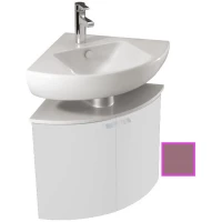 Угловая тумба нежно-розовый матовый 67,9 см Jacob Delafon Odeon Up EB864-M71