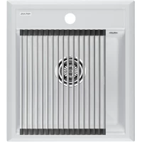 Кухонная мойка Paulmark Stepia PM114651-WH+R375-BS 46x51 см, белый 