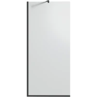 Душевая перегородка Timo TP-1190/03F-8 T11 119 см, профиль черный матовый, стекло матовое