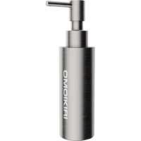 Дозатор для жидкого мыла Omoikiri OM-06-BN 4995092 200 мл, настольный, нержавеющая сталь