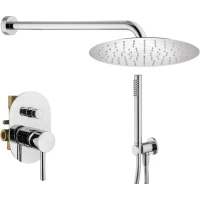 Душевой комплект Plumberia Selection IXO KITXO15CRKING 300 мм, со смесителем, хром