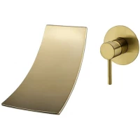 Смеситель для раковины Feramolli Ele GL650 встраиваемый, золотой матовый