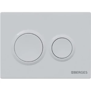 Изображение товара инсталляция для унитаза berges novum o1 040261 с кнопкой смыва, белый глянец